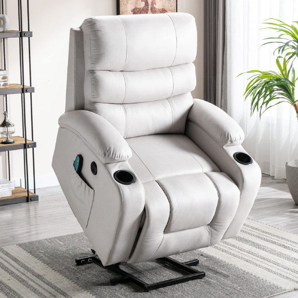 Electric heated outlet massage recliner